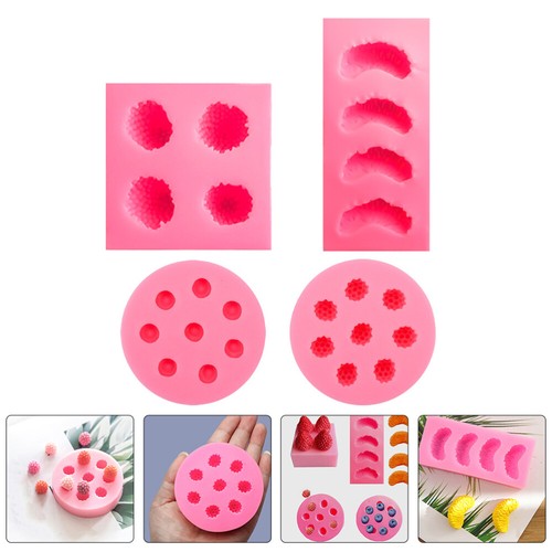 4 Pcs Obstkuchenform Obst-Bastelform Wiederverwendbare Süße Backformen - Bild 11 von 12