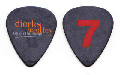 Dierks Bentley Signatur 7 Gitarre Pick - 2010 Bis Auf Die Ridge Tour
