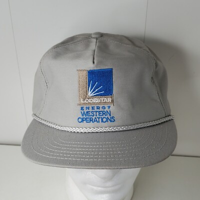 Vintage Lodestar Energy Record Tonnage 1999 Coal Mining Logo Strapback Hat Cap