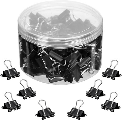 Mini Binder Clips, 150Pcs15 Mm /0.6 Inch Small Paper Clamps Metal Clips for Offi