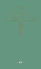 1982 Lincoln Continental Owners Manual User Guide Reference Operator Book Fuses