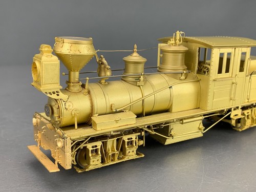 On2 Brass Overland Models OMI-0131 Gilpin Shay #3 w/Grandt Line Drive O1120 - Picture 9 of 19