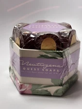 VTG Lot 4 bars Neutrogena Glycerin Soap 1.1oz Travel Guest Soap Set Gift Roses