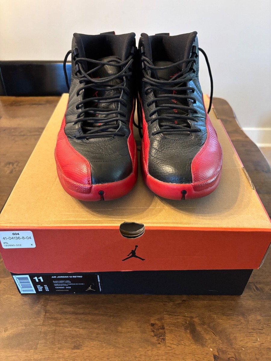Size 11 - Jordan 12 Black/Varsity Red 2016- Used with Box | eBay