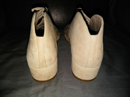 NEW Paula Cademartori Suede/Leather Mary Jane Bootie Eur 36 US 6 Retail $685 - Picture 5 of 9