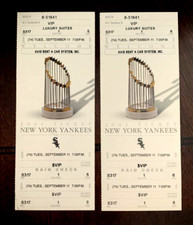 New York Yankees tickets 9 11 01 yankees 9 11 unused tickets ny yankees tickets