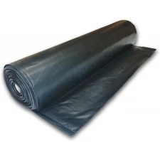 Farm Plastic Supply - Black Crawl Space Vapor Barrier - 6 mil