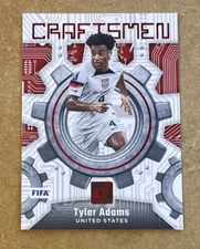 2023-24 Panini Donruss Soccer Tyler Adams Craftsmen Red Foil #14 United States