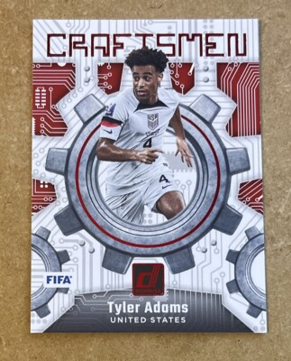 #ad 2023 24 Panini Donruss Soccer Tyler Adams Craftsmen Red Foil #14 United States $0.99