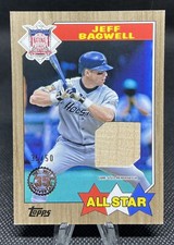 2022 Topps Series 2 Jeff Bagwell 1987 Game-Used Bat Relic GOLD /50