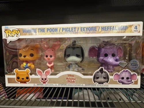 Funko Pop! Disney: Winnie The Pooh 4-Pack – Winnie, Piglet, Eyeore, Heffalump