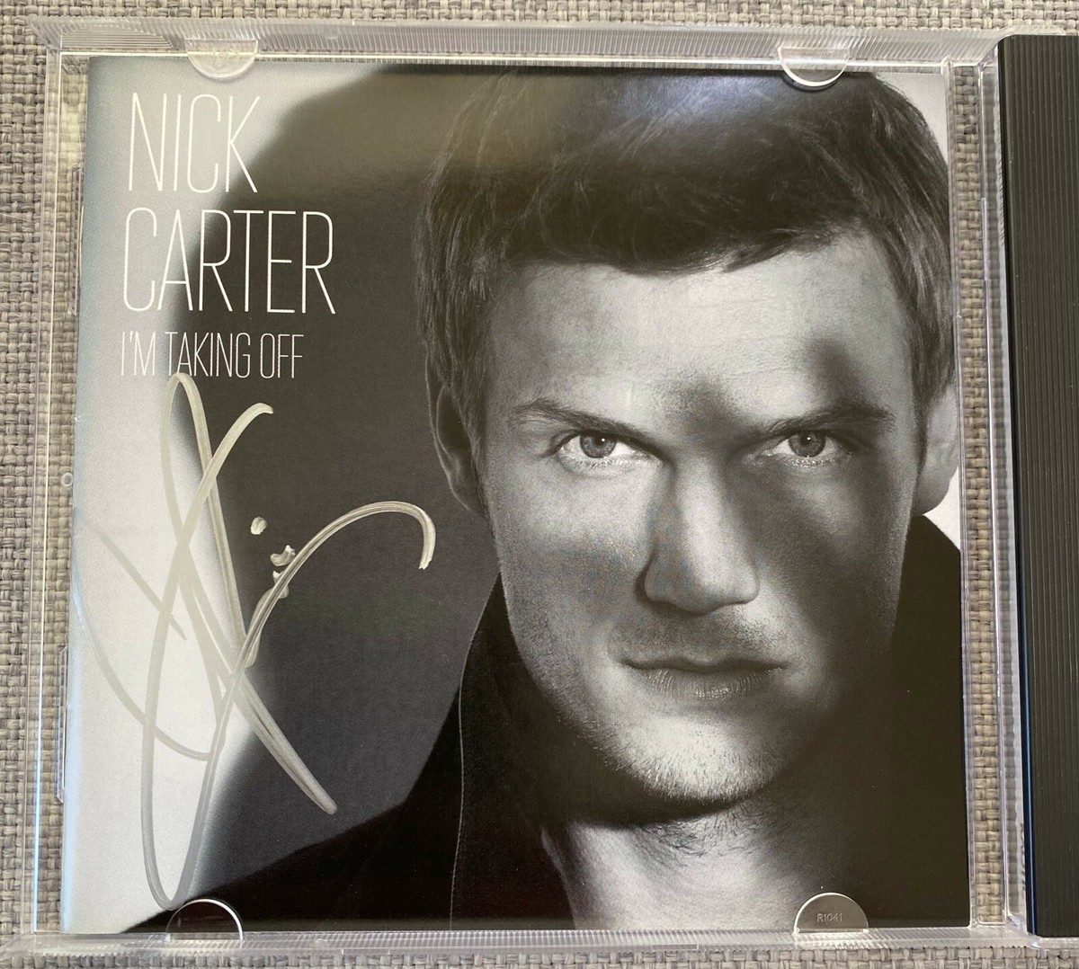 Nick Carter サイン Nick Carter Signed In Person I'm Taking Off CD Cover - Authentic