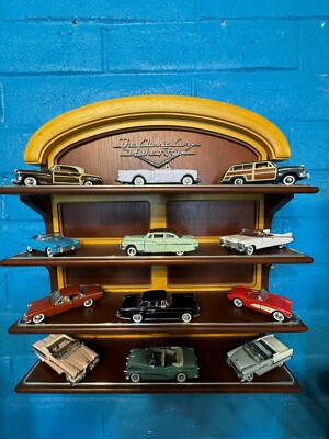 Classic Cars of the Fifties Franklin Mint 50's Model Display Shelf