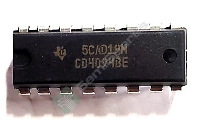 TEXAS INSTRUMENT CD4094BE IC BUS REGISTER 8STAGE 16-DIP 1 pc.