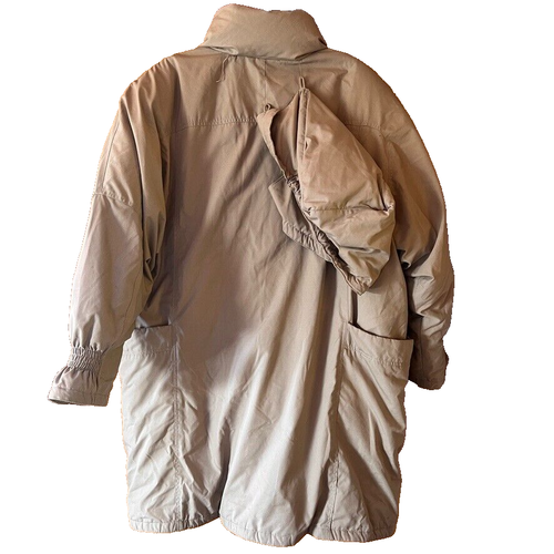 Cyclone Down Puffer Coat Beige 22W Quilted - Picture 12 of 17