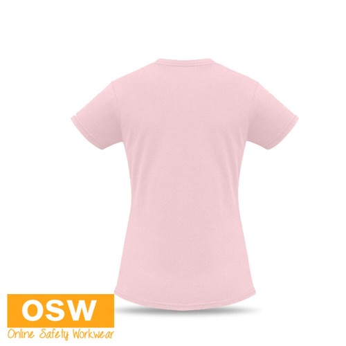 Womens Ice Short Sleeve Tee Ribbed Neck Band Long Lasting & Durable T10022 - Picture 21 of 49
