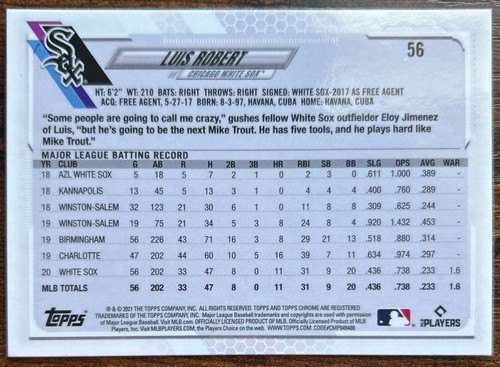 FRANK THOMAS & other WHITE SOX - pick your card - ROOKIES/PARALLELS/INSERTS - Picture 185 of 247
