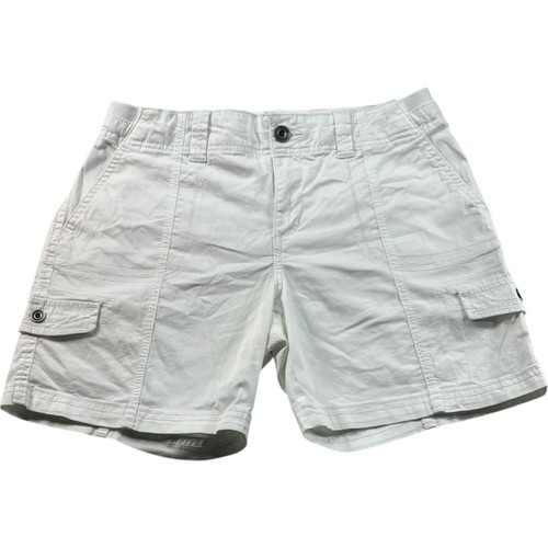 Style & Co Damenshorts Größe 10 Petite 10P weiß Taschen Stretch neu