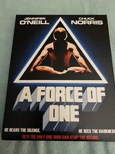 A Force of One Blu Ray Slipcover Case Only NO Disc Chuck Norris Jennifer O'Neil