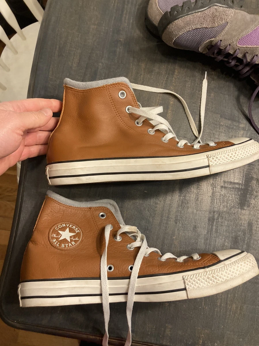 Converse Chuck Taylor All Stars BROWN LEATHER Hi Top Mens 11.5 Women's |