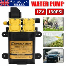 12LPM Caravan 12V Water Pump 130PSI High Pressure Self-Priming Camping Boat Farm