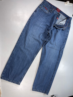 CHAPS MEN'S Vtg Denim JEANS CLASSIC FIT 34/29 100% COTTON (Actual 33.5/27.5) Y2K