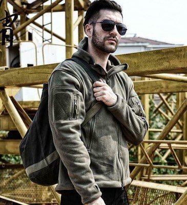 military hooded jacket