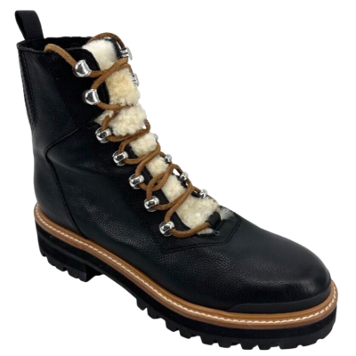 Marc Fisher LTD Women’s Izzie Lugsole Boots Size 8M Excellent! $200 Marc Fisher LTD Women Brown Izzie Genuine Shearling Lug  main image 4