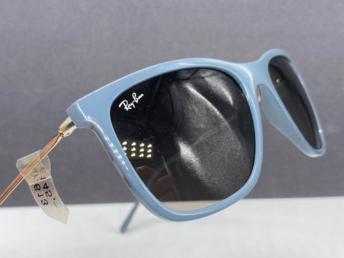 Ray Ban Sonnenbrille Herren Damen Grau Silber Eckig große Gläser RB 4344 - 第 6/10 張圖片