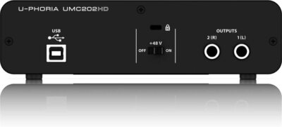 Behringer U-Phoria UMC202HD 2-Channel USB Audio Interface