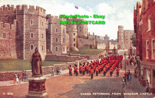 R377620 Guard Returning from Windsor Castle. Valentine. Art Colour. Brian Gerald - Picture 1 of 2