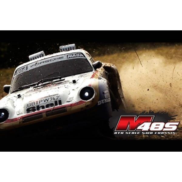 1/8 Scale Porsche 959 Electric RC Car 4WD M48S 520 × 231