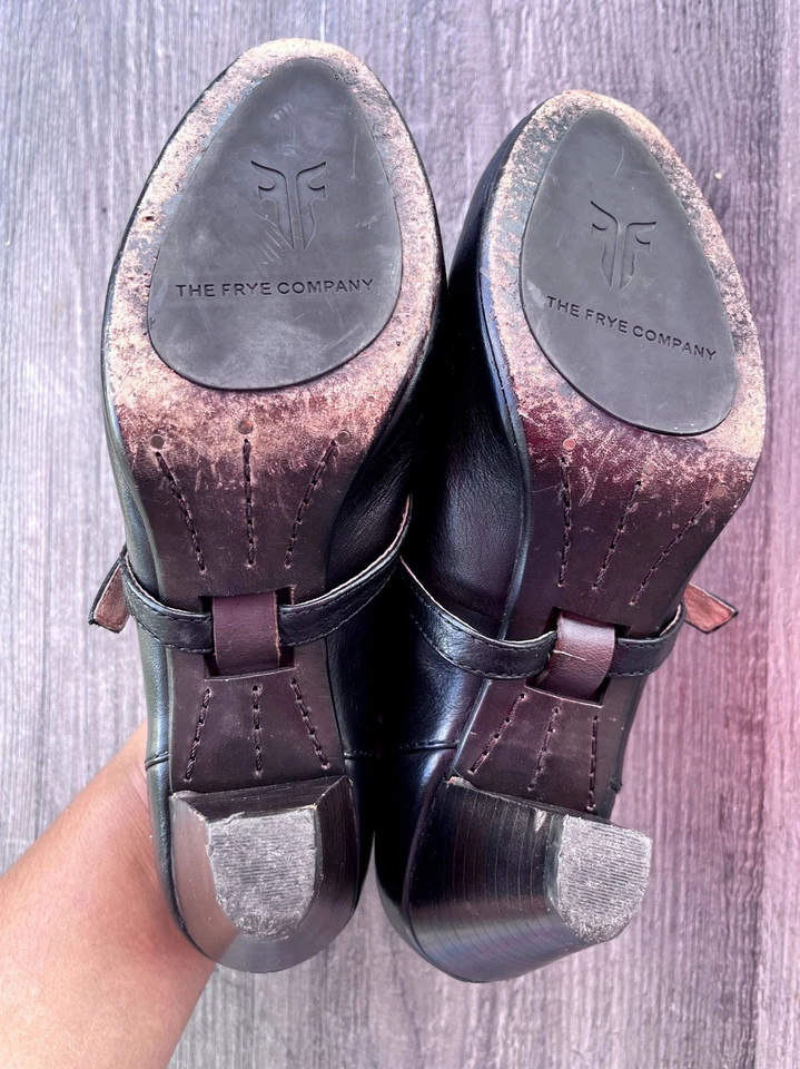 Zapatos de tacón Frye Lois Mj 73087 de cuero sin cordones para mujer Foto 4 de 4