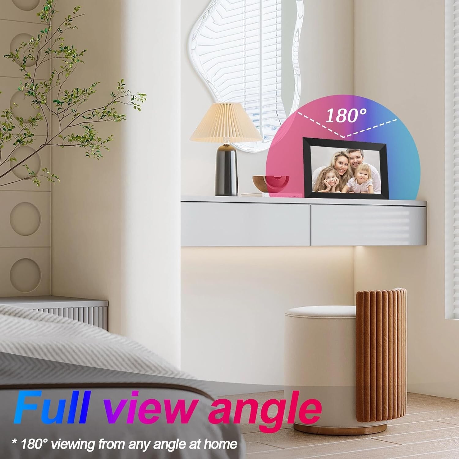 Cornice Digitale Skylight 10 Pollici WiFi - Display Touch, Invio Foto Via Email, Regalo Ideale - Foto 5