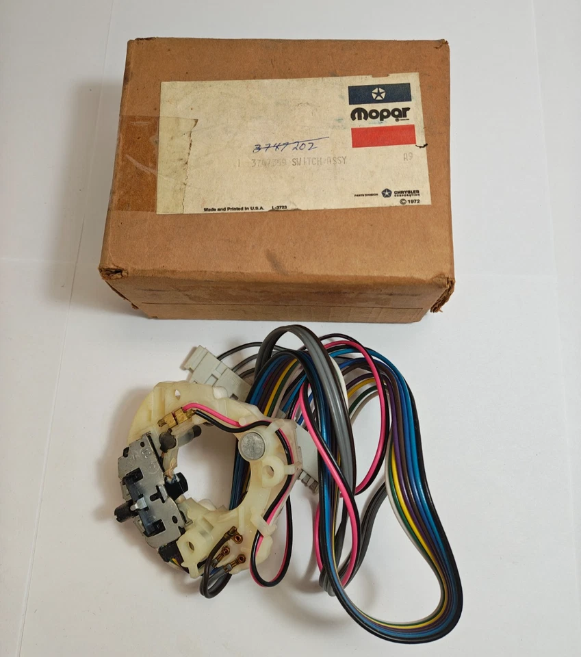 1977-1978 Dodge Chrysler поворотник переключатель наклон поворота 3747359 новый из старых запасов. - Изображение 3 из 4