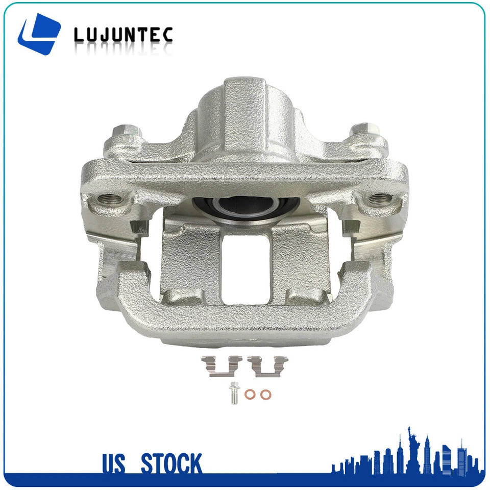 Pinza de freno de disco con soporte para conductor trasero izquierdo Nissan Rogue 2014-2022 Foto 3 de 4