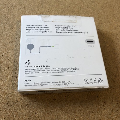 Chargeur sans fil USB-C authentique Apple MagSafe 25 W (1 m) pour iPhone 16 15 14 13 12 - Photo 7 sur 8