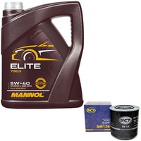 MotoröL Set 5W40 5 Liter + ÖLfilter FüR Audi 100 Avant A6 Vw Transporter Iv 1.9