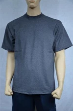 3 NEW SHAKA WEAR SUPER MAX HEAVY WEIGHT T-SHIRTS CHARCOAL TEE PLAIN 7XL