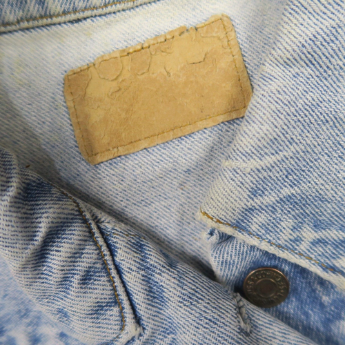 Vintage Levi's Womens Denim Vest XXS 6(AU) Light Blue Sleeveless Trucker Jacket - Picture 6 of 10
