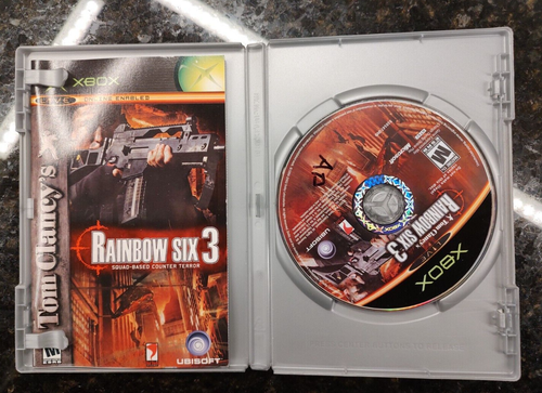 Original Microsoft XBox Tom Clancy's Rainbow Six 3 Video Game Rated M - Imagen 6 de 7