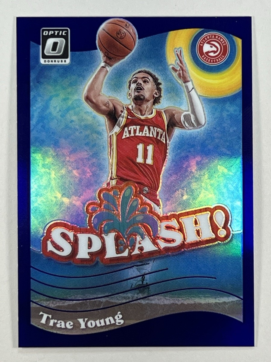 2023-24 Panini Donruss Optic - Splash! Purple Prizm #1 Trae Young