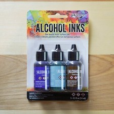 Tim Holtz Alcohol Inks Blues, Brown TAK40866