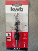 Kwb Holzspiralbohrer-Set Mit Aufstecksenker Und Tiefenstop, 3-Tlg., ø 6 Mm
