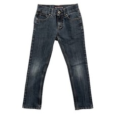 Tommy Hilfiger Rebel Skinny Jeans Girls Distressed Denim Blue Grey Size 10