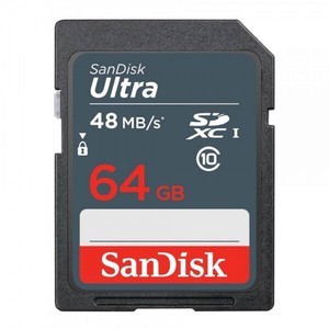 Карта памяти 64gb sandisk Ultra sdsdunb-064g-gn3in securedigital xc uhs-i class10 (619659135713)
