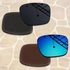 2 Pairs POLARIZED Replacement Lenses for Oakley Mainlink XL OO9264 61mm Sunglass
