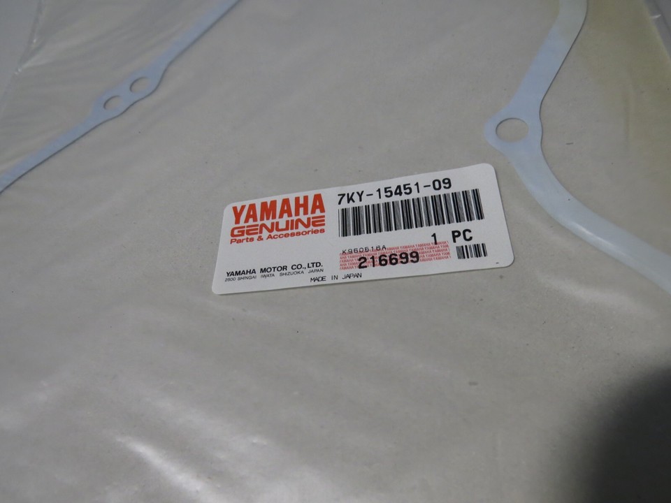 NOS Yamaha Crankcase Cover Gasket #1 YT3600 YG650 YG550 EF6000 7KY ...