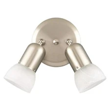 ICW92 BPT Jasper Double Head Directional Spot-Light Brushed Pewter