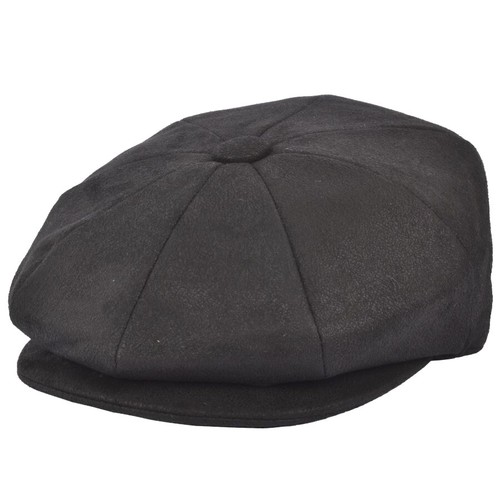 Maz 8 Piece Leather Look Newsboy Gatsby Peaky Blinders Cap - 第 1/4 張圖片